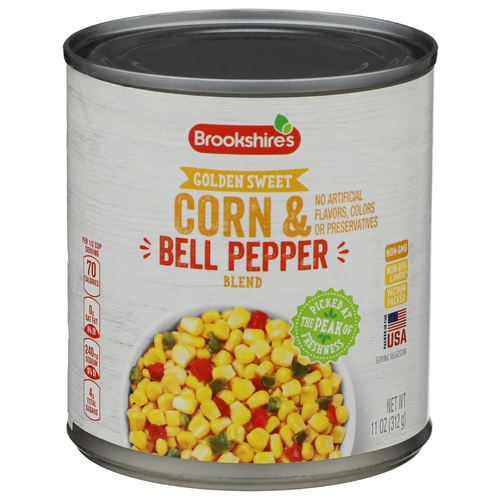 Brookshire's Golden Sweet Corn & Bell Pepper Blend - 11 Ounce