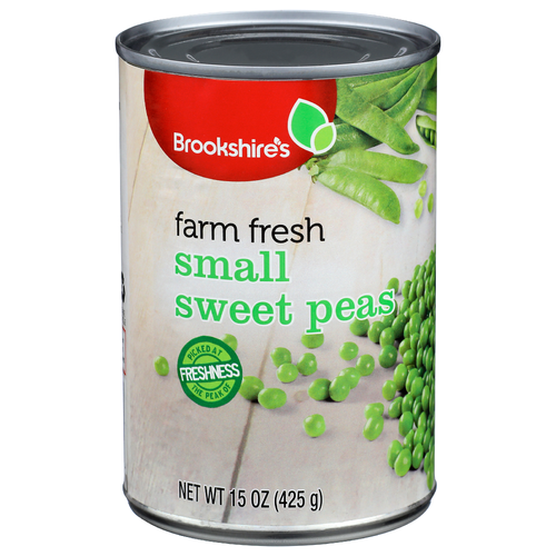 Brookshire's Farm Fresh Small Sweet Peas - 15 Ounce