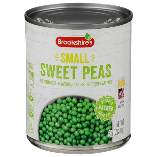 Brookshire's Small Sweet Peas - 8.5 Ounce
