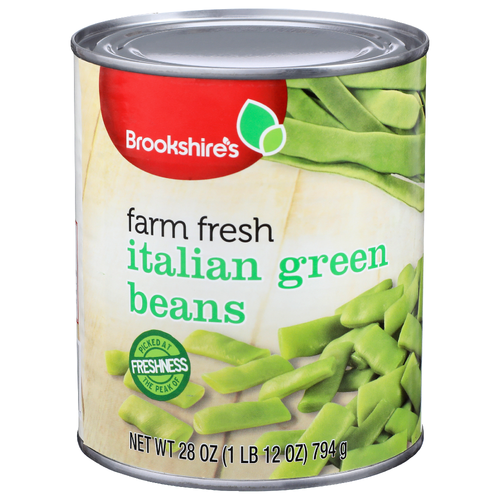 Brookshire's Farm Fresh Italian Green Beans - 28 Ounce