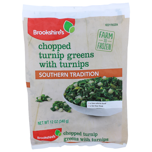 Brookshire's Southern Tradition Chopped Turnip Greens With Turnips - 12 Ounce