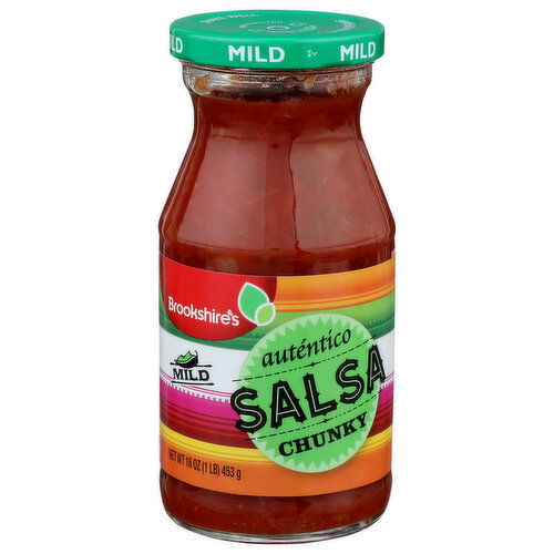 Brookshire's Mild Autentico Salsa Chunky - 16 Ounce