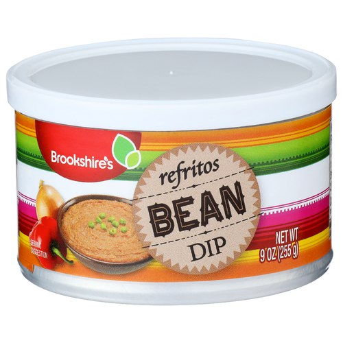 Brookshire's Dip Refritos Bean - 9 Ounce