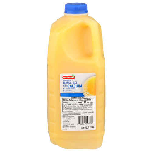 Brookshire's Orange Juice With Calcium - Half Gallon