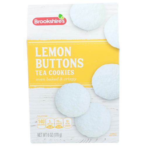 Brookshire's Lemon Buttons Tea Cookies - 6 Ounce