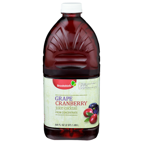 Brookshire's Grape Cranberry Juice Cocktail - 64 Fluid Ounce