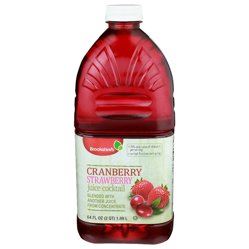 Brookshire's Cranberry Strawberry Juice Cocktail - 64 Fluid Ounce