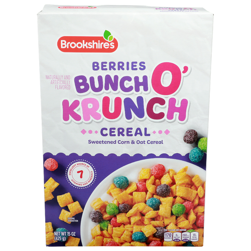 Brookshire's Berries Bunch O' Krunch Sweetened Corn & Oat Cereal - 15 Ounce