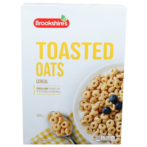 Brookshire's Toasted Oats Cereal - 14 Ounce