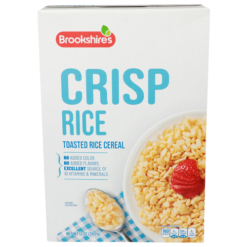 Brookshire's Toasted Rice Crisp Cereal - 12 Ounce