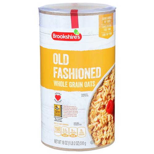 Brookshire's Old Fashioned Whole Grain Oats - 18 Ounce