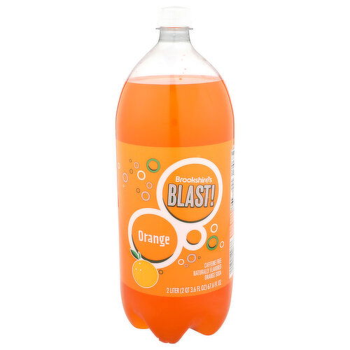 Brookshire's BLAST! Soda Orange - 2 Liter - 1 Count