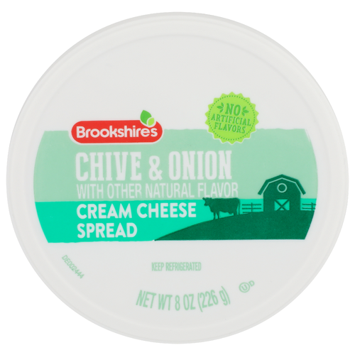 Brookshire's Cream Cheese Spread Chive & Onion - 8 Ounce