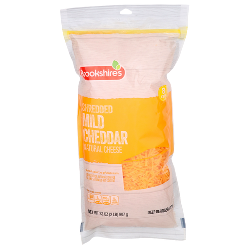 Brookshire's Mild Cheddar Natural Cheese Shredded - 32 Ounce