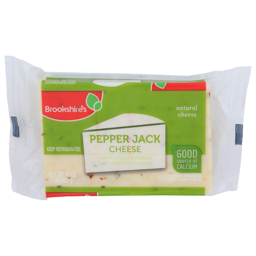 Brookshire's Natural Cheese Pepper Jack - 16 Ounce