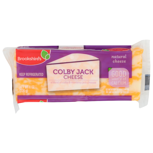 Brookshire's Natural Cheese Colby Jack - 8 Ounce