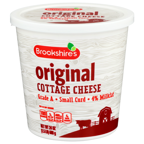 Brookshire's Cottage Cheese Original - 24 Ounce