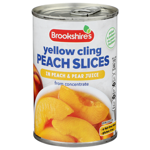 Brookshire's Yellow Peach Slices Cling In Peach & Pear Juice - 15 Ounce