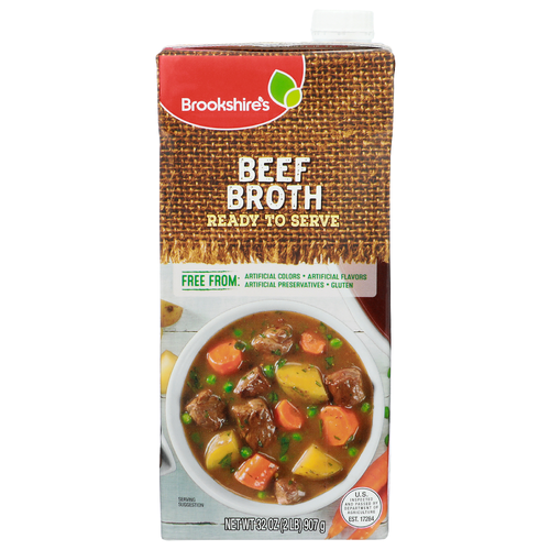 Brookshire's Beef Broth - 32 Ounce