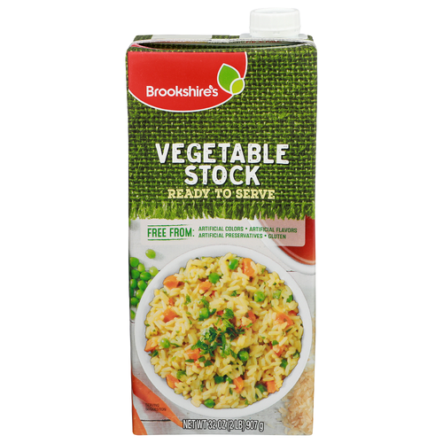 Brookshire's Vegetable Stock - 32 Ounce