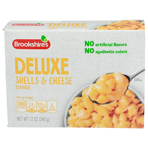 Brookshire's Deluxe Shells & Cheese Dinner - 12 Ounce