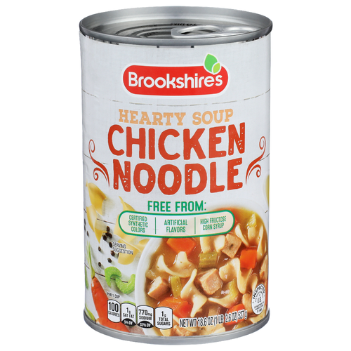 Brookshire's Chicken Noodle Hearty Soup - 18.6 Ounce