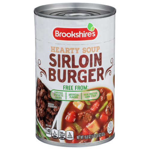 Brookshire's Sirloin Burger Hearty Soup - 18.8 Ounce