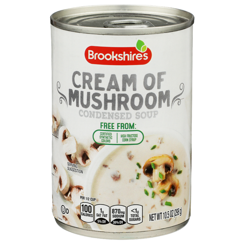 Brookshire's Cream Of Mushroom Condensed Soup - 10.5 Ounce