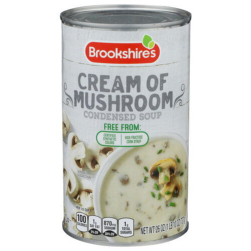 Brookshire's Cream Of Mushroom Condensed Soup - 26 Ounce