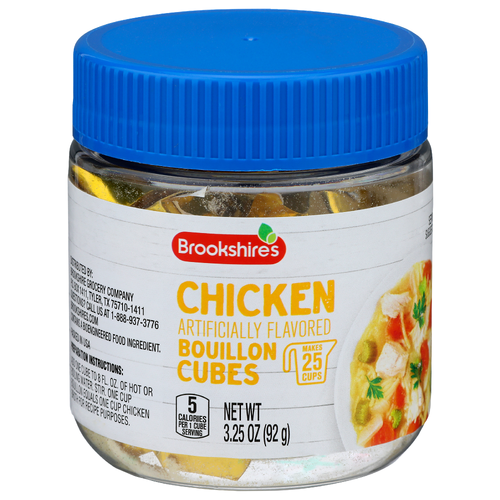 Brookshire's Chicken Bouillon Cubes - 0.13 Ounce - 25 Count