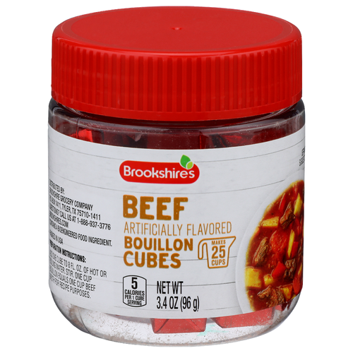 Brookshire's Beef Bouillon Cubes - 0.136 Ounce - 25 Count
