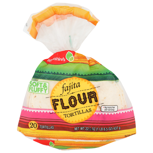 Brookshire's Soft & Fluffy Fajita Flour Tortillas - 1.125 Ounce - 20 Count