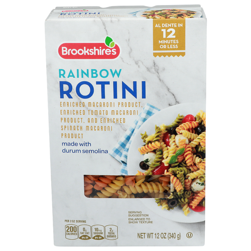 Brookshire's Rainbow Rotini - 12 Ounce