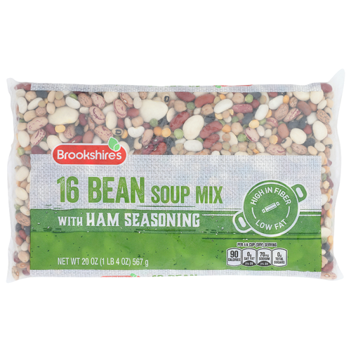 Brookshire's 16 Bean Soup Mix With Ham Seasoning - 20 Ounce