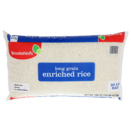 Brookshire's Long Grain Enriched Rice - 160 Ounce