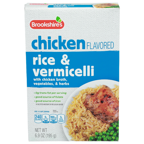 Brookshire's Chicken Flavored Rice & Vermicelli - 6.9 Ounce