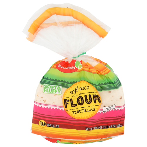 Brookshire's Soft & Fluffy Taco Flour Tortillas - 2.08 Ounce - 10 Count