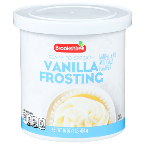 Brookshire's Vanilla Frosting - 16 Ounce