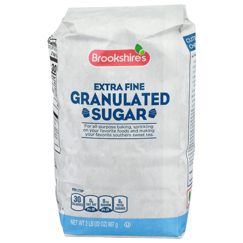 Brookshire's Extra Fine Granulated Sugar - 2 Pound