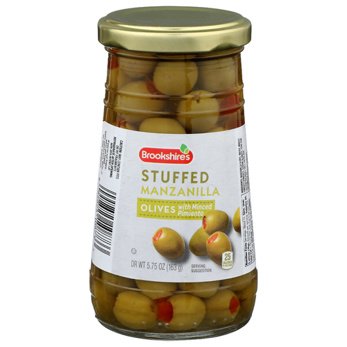 Brookshire's Stuffed Manzanilla Olives With Minced Pimiento - 5.75 Ounce