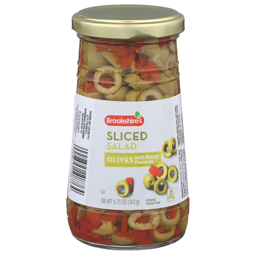 Brookshire's Olives With Minced Pimiento Sliced Salad - 5.75 Ounce