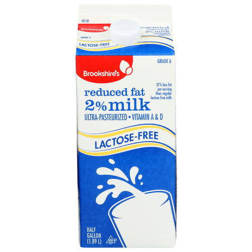 Brookshire's 2% Milk Reduced Fat - Half Gallon
