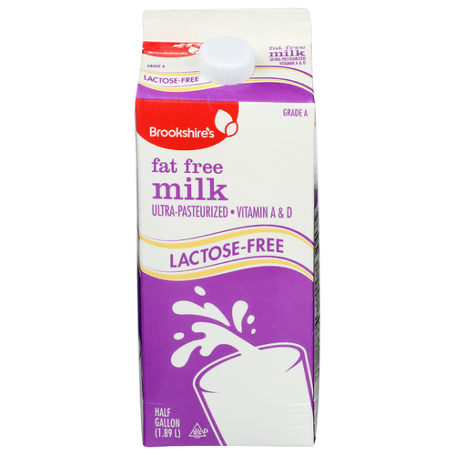 Brookshire's Fat Free Milk - Half Gallon