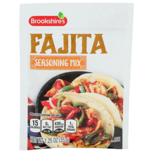 Brookshire's Fajita Seasoning Mix - 1.25 Ounce