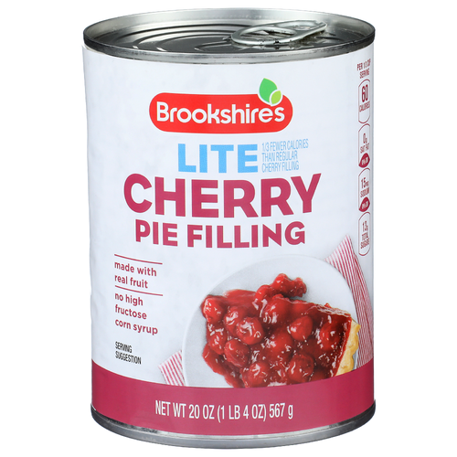 Brookshire's Cherry Lite Pie Filling - 20 Ounce