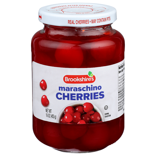 Brookshire's Maraschino Cherries - 16 Ounce