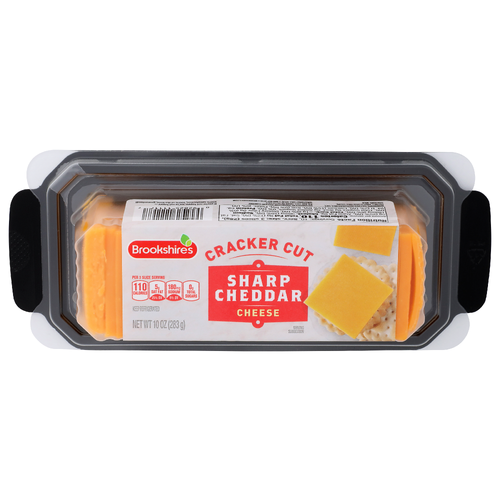 Brookshire's Sharp Cheddar Cheese Cracker Cut - 10 Ounce