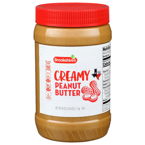 Brookshire's Creamy Peanut Butter - 40 Ounce
