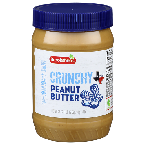 Brookshire's Crunchy Peanut Butter - 28 Ounce