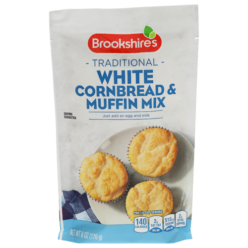 Brookshire's Traditional White Cornbread & Muffin Mix - 6 Ounce